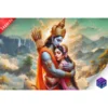The Loving Embrace of Rama and Sita